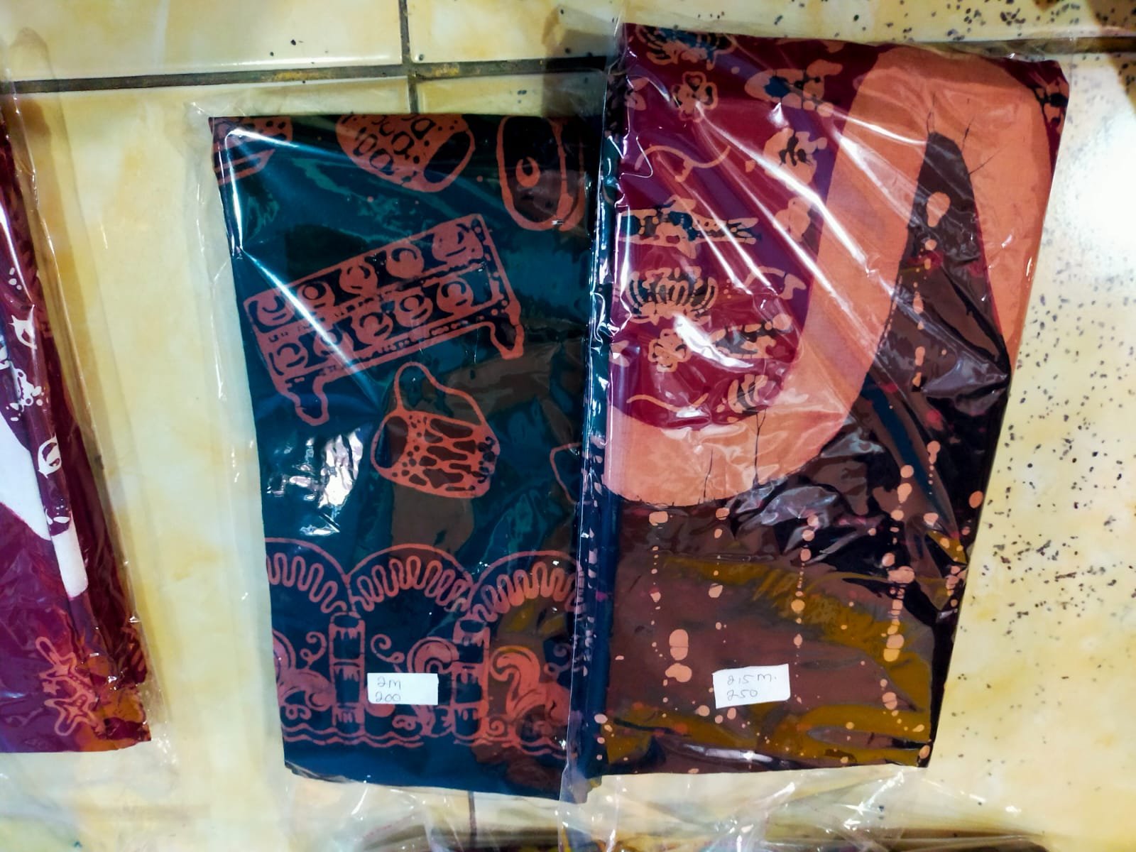 Batik Bahan Katun Motif Seluang Keromong