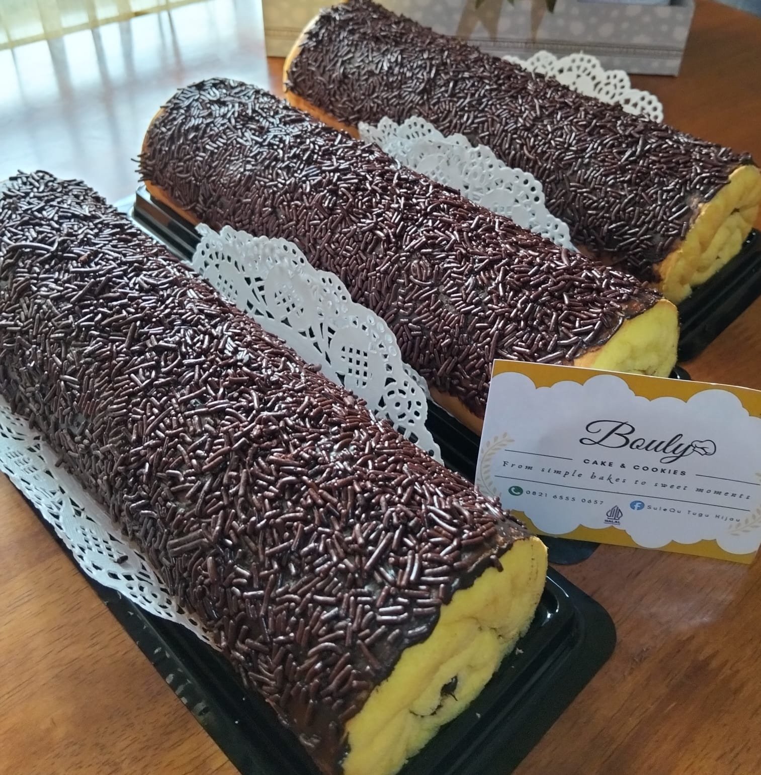 Bolu Gulung Double Coklat