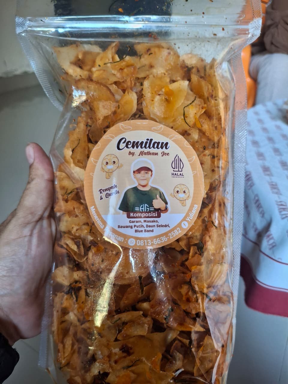 Keripik Singkong Rasa Pedas (1 kg)